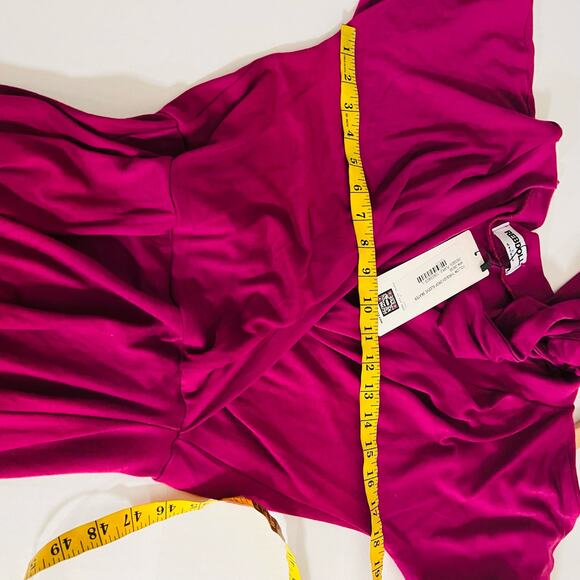 Rebdolls Long Sleeve V Neck Skater Dress Size L Large NWT - Picture 5 of 8